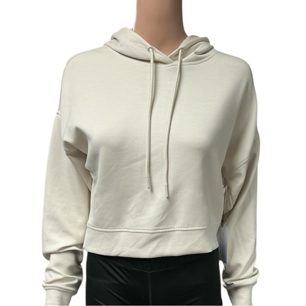 Better / Together - NWT - Cream Cropped Long Sleeve Hoodie